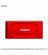 DISCO DURO ESTADO SOLIDO EXTERNO KINGSTON XS1000R, 2TB, ROJO, USB 3.2 GEN 2 TIPO-C