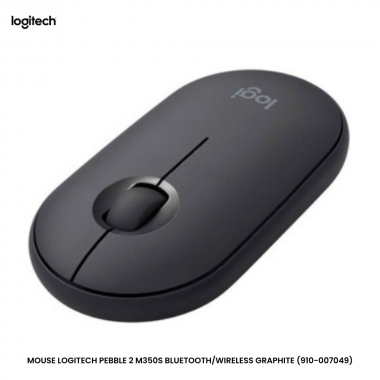 MOUSE LOGITECH PEBBLE 2 M350S BLUETOOTH/WIRELESS GRAPHITE (910-007049)