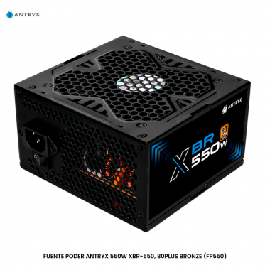 FUENTE PODER ANTRYX 550W XBR-550, 80PLUS BRONZE (FP550)