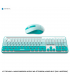 KIT TECLADO + MOUSE WIRELESS ANTRYX WS-970 GREEN, HOLDER SLOT (ASC-WS970GN)