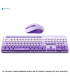 KIT TECLADO + MOUSE WIRELESS ANTRYX WS-970 PURPLE, HOLDER SLOT (ASC-WS970PE)