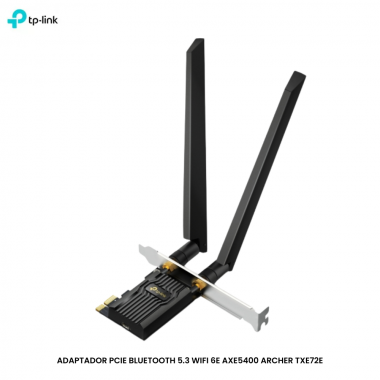 ADAPTADOR PCIE BLUETOOTH 5.3 WIFI 6E AXE5400 ARCHER TXE72E