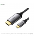 CABLE USB C TO HDMI 4K@60HZ CABLE 1.5M COMPATIBLE/THUNDERBOLT UGREEN (50570)