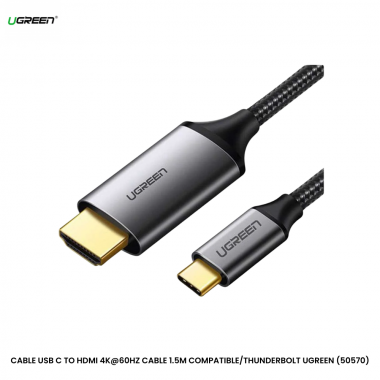 CABLE USB C TO HDMI 4K@60HZ CABLE 1.5M COMPATIBLE/THUNDERBOLT UGREEN (50570)