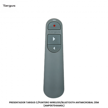 PRESENTADOR TARGUS C/PUNTERO WIRELESS/BLUETOOTH ANTIMICROBIAL 20M (AMP06704AMGL)