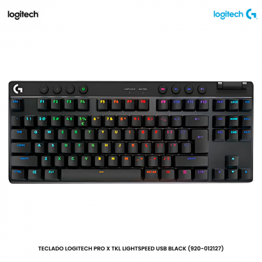 TECLADO LOGITECH PRO X TKL LIGHTSPEED USB BLACK (920-012127)