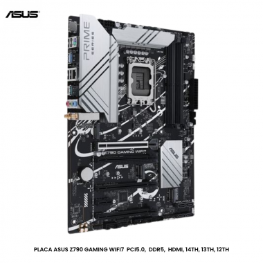 PLACA ASUS Z790 GAMING WIFI7  PCI5.0,  DDR5,  HDMI, 14TH, 13TH, 12TH