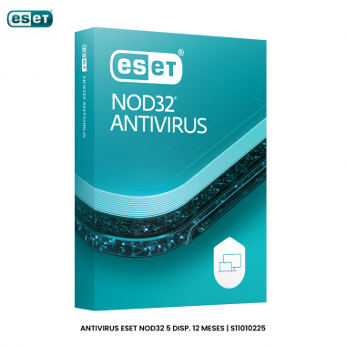ANTIVIRUS ESET NOD32 5 DISP. 12 MESES | S11010225