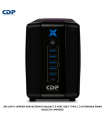UPS CDP R-UPR508I 500VA/250W 8 SALIDAS / 5 PORT USB / 1 TIPO C / AUTONOMIA 20MIN BLACK (R-UPR508I)