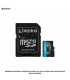 MEMORIA MICROSDXC KINGSTON CANVAS GO! PLUS, 256GB CON ADAPTADOR SD (SDCG4/256GB)