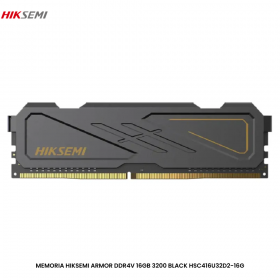 MEMORIA HIKSEMI ARMOR DDR4 16GB 3200MHZ BLACK HSC416U32D2-16G