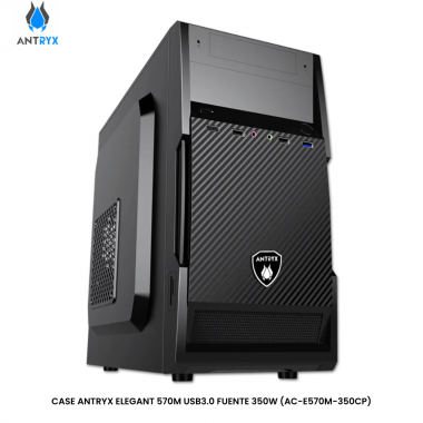 CASE ANTRYX ELEGANT 570M USB3.0 FUENTE 350W (AC-E570M-350CP)