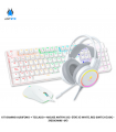 KIT GAMING AUDIFONO + TECLADO + MOUSE ANTRYX GC-3100 X3 WHITE, RED SWITCH (AGC-3100X3WRE-SP)
