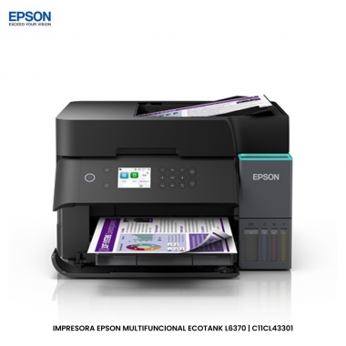 IMPRESORA EPSON MULTIFUNCIONAL ECOTANK L6370 | C11CL43301