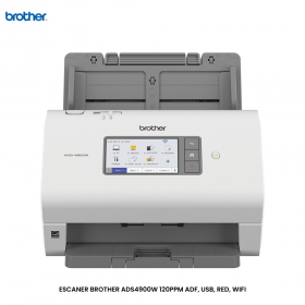 ESCANER BROTHER ADS4900W 120PPM ADF, USB, RED, WIFI