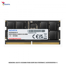 MEMORIA ADATA SODIMM 16GB DDR5 BUS 5600MHZ | AD5S560016G-S