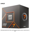 PROCESADOR AMD RYZEN 7 8700F 4.10/5.00 GHZ,AM5, 16MB L3 CACHE, 8-CORES, 4NM, TDP: 65W