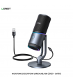 MICROFONO DE ESCRITORIO UGREEN USB, RGB (35629 - CM769)