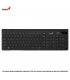 TECLADO GENIUS WIRELESS SLIMSTAR 7230 AI COPILOT MULTIMEDIA SP BLACK 31310021401