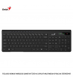 TECLADO GENIUS WIRELESS SLIMSTAR 7230 AI COPILOT MULTIMEDIA SP BLACK 31310021401