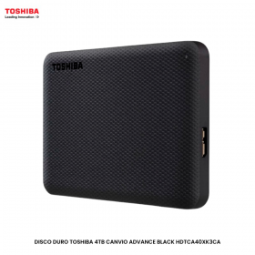 DISCO DURO TOSHIBA 4TB CANVIO ADVANCE BLACK HDTCA40XK3CA