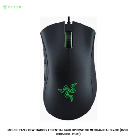 MOUSE RAZER DEATHADDER ESSENTIAL 6400 DPI SWITCH MECHANICAL BLACK (RZ01-03850100-R3M1)