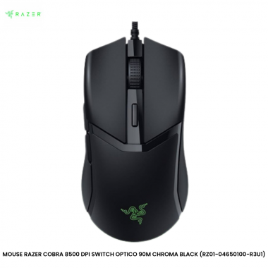 MOUSE RAZER COBRA 8500 DPI SWITCH OPTICO 90M CHROMA BLACK (RZ01-04650100-R3U1)