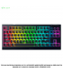 TECLADO RAZER BLACKWIDOW V4 TKL HYPERSPEED WIRELESS/BT MECHANICAL 980H SWITCH ORANGE HOT-SWAP SP CHROMA (RZ03-05480600-R311)