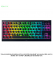 TECLADO RAZER BLACKWIDOW V4 TKL HYPERSPEED WIRELESS/BT MECHANICAL 980H SWITCH ORANGE HOT-SWAP SP CHROMA (RZ03-05480600-R311)