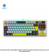 TECLADO MECANICO INALAMBRICO ANTRYX TK950 PRO WHITE, RED SWITCH GATERON, 2.4G, BT (ATK-950PWGRE-SP)