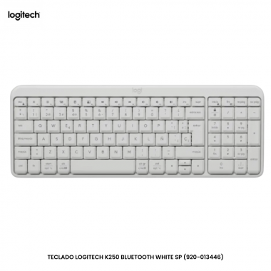 TECLADO LOGITECH K250 BLUETOOTH WHITE SP (920-013446)