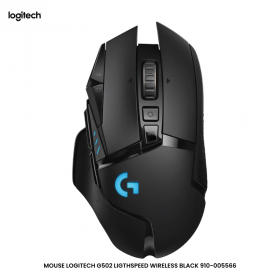 MOUSE LOGITECH G502 LIGTHSPEED WIRELESS BLACK 910-005566