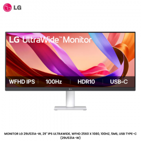 MONITOR LG 29U531A-W, 29" IPS ULTRAWIDE, WFHD 2560 X 1080, 100HZ, 5MS, USB TYPE-C (29U531A-W)
