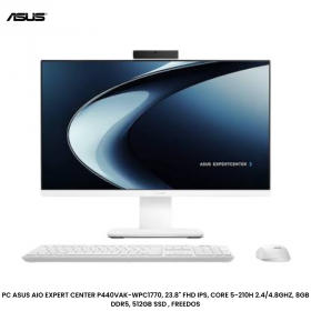 PC ASUS AIO EXPERT CENTER P440VAK-WPC1770, 23.8" FHD IPS, CORE 5-210H 2.4/4.8GHZ, 8GB DDR5, 512GB SSD , FREEDOS