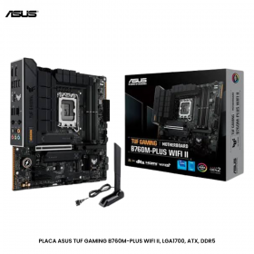 PLACA ASUS TUF GAMING B760M-PLUS WIFI II, LGA1700, ATX, DDR5