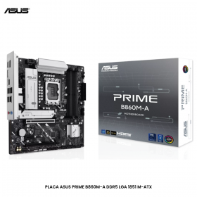PLACA ASUS PRIME B860M-A DDR5 LGA 1851 M-ATX