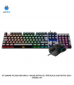 KIT GAMING TECLADO MECANICO + MOUSE ANTRYX GC-3500 BLACK, BLUE SWITCH (AGC-3500KBL-SP)