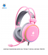 AUDIFONO C/MICROFONO ANTRYX GH-750 PINK 7.1 VIRTUAL, USB (AGH-750PK7R)