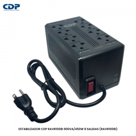 ESTABILIZADOR CDP RAVR1008I 900VA/450W 8 SALIDAS (RAVR1008I)