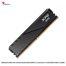 MEMORIA DDR5 XPG LANCER BLADE 8GB 5600MT’S CL46 BLACK | AX5U5600C468G-SLABBK