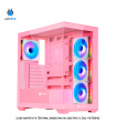 CASE ANTRYX FX 750 PINK, ARGB FAN X4, USB TIPO-C (AC-FX750PK)