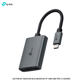 LECTOR DE TARJETAS SD & MICRO SD TP-LINK USB TIPO-C UA430C