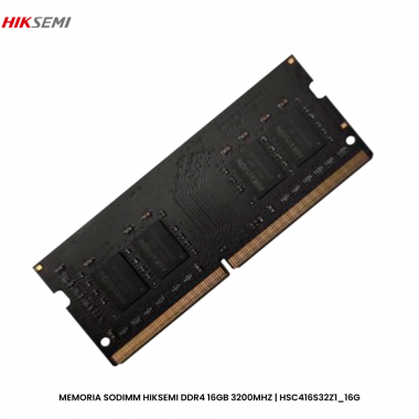 MEMORIA SODIMM HIKSEMI DDR4 16GB 3200MHZ | HSC416S32Z1_16G