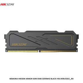 MEMORIA HIKSEMI ARMOR DDR4 8GB 3200MHZ BLACK HSC408U32D2_8G