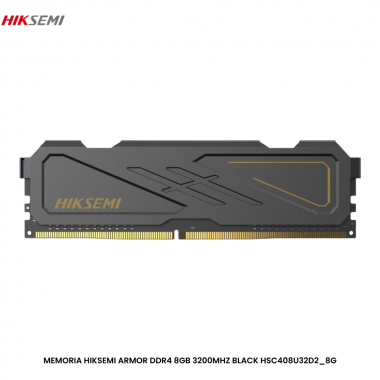 MEMORIA HIKSEMI ARMOR DDR4 8GB 3200MHZ BLACK HSC408U32D2_8G