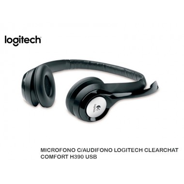 MICROFONO C/AUDIFONO LOGITECH CLEARCHAT CONFORT H390 USB