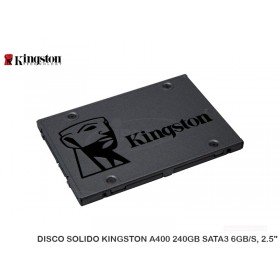 DISCO SOLIDO KINGSTON A400 240GB SATA3 6GB/S, 2.5"