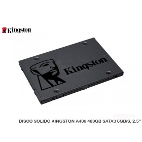 DISCO SOLIDO KINGSTON A400 480GB SATA3 6GB/S, 2.5"