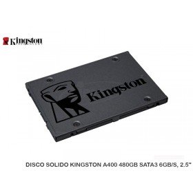 DISCO SOLIDO KINGSTON A400 480GB SATA3 6GB/S, 2.5"