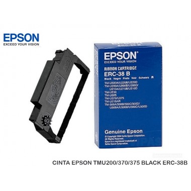 CINTA EPSON TMU200/370/375 BLACK ERC-38B